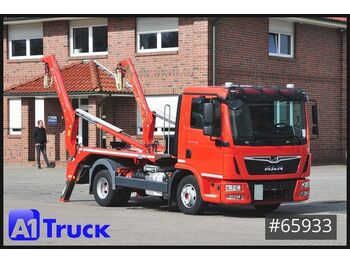 Skip loader truck MAN TGL, 12.250, Meiller Absetzkipper, guter Zustand: picture 1
