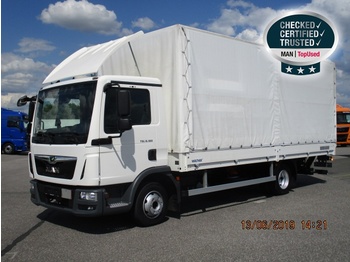 Curtainsider truck MAN TGL 8.180 4X2 BL: picture 1