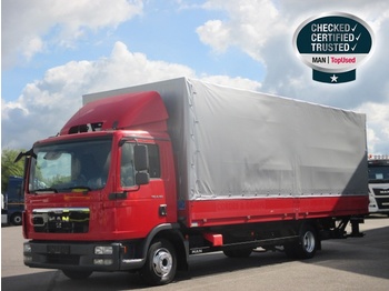 Curtainsider truck MAN TGL 8.180 4X2 BL, Euro 5, Pr./Pl., Rückfahrkamera: picture 1