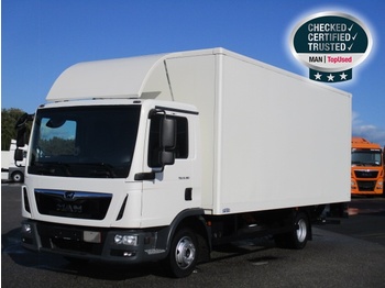 Box truck MAN TGL 8.180 4X2 BL, Euro 6, Koffer, LBW, AHK, Klima: picture 1