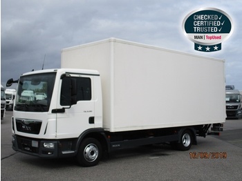 Box truck MAN TGL 8.180 4X2 BL, Euro 6,Koffer,LBW,AHK,Seitentür: picture 1