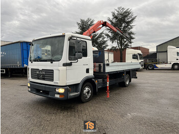 Crane truck MAN TGL 8.180 4X2 BL KRAN - EURO 4 - BELGIUM TOP TRUCK: picture 1