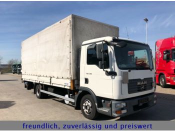 Curtainsider truck MAN TGL 8.180  * AHK *2 x VORHANDEN *: picture 1