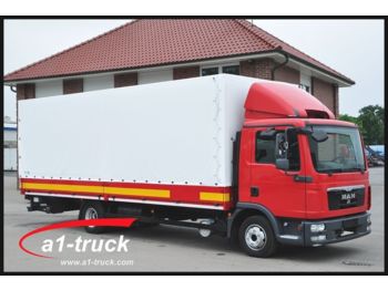 Curtainsider truck MAN TGL 8.180 BL LBW, Standheizung, Klima, L 7100mm: picture 1