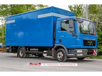Box truck MAN TGL 8.180 Koffer Dautel 1500kg Ladebordwand: picture 1
