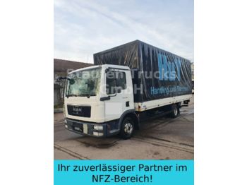 Curtainsider truck MAN TGL 8.180 Pritsche/ Plane Klima LBW Euro5: picture 1