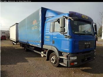 Curtainsider truck MAN TGL 8.210 4x2 BL LBW, TÜV NEU L-Haus Motor Überh: picture 1