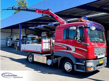 Dropside/ Flatbed truck, Crane truck MAN TGL 8.210 Fassi F65 + 2x Extra function: picture 1