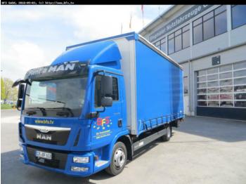 Curtainsider truck MAN TGL 8.220 4x2 BL EURO 6: picture 1
