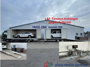 Autotransporter truck MAN TGL 9.220 geschlossen + extralange Rampen Klima: picture 1