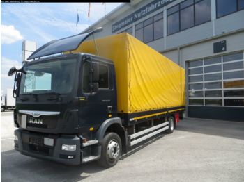 Curtainsider truck MAN TGM 12.250: picture 1