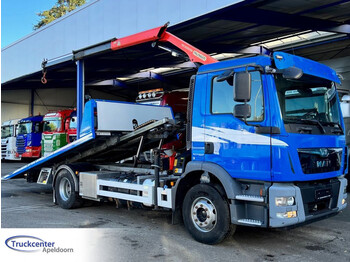 Autotransporter truck, Crane truck MAN TGM 15.250 64.050 km! Palfinger PK5001, Euro 6, CO.ME.AR., Manuel.: picture 1