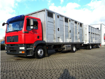 Livestock truck MAN TGM 15.280/ 2-Stock / Manual / Euro 4: picture 1