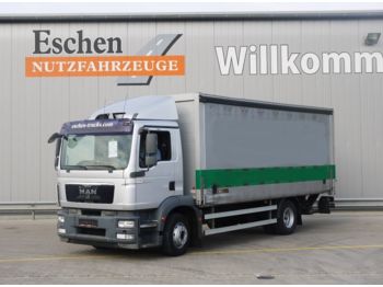 Curtainsider truck MAN TGM 15.290 LL, EEV, Getränke Aufbau, Luft, AHK: picture 1