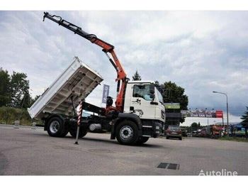 Tipper, Crane truck MAN TGM 18.250 Darus Billencs: picture 1
