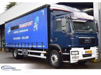 Curtainsider truck MAN TGM 18.250 EEV Euro 5, Slidingroof: picture 1