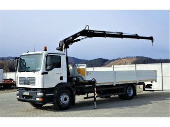 Dropside/ Flatbed truck MAN TGM 18.280 Pritsche 7,20m+Kran/FUNK* Topzustand!: picture 1