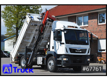 Truck MAN TGM 18.290, Kipper+Kran, PK11001