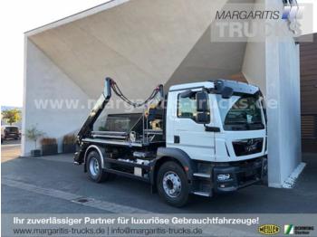 New Skip loader truck MAN TGM 18.320BL 4x2 E6/Meiller Absetzkipper AK 12MT: picture 1