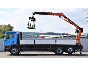 Dropside/ Flatbed truck, Crane truck MAN TGM 26.290 Pritsche 6,85 m* KRAN: picture 5
