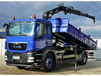 Tipper, Crane truck MAN TGS 18.320 Kipper 6,00m + Kran *4x2 *: picture 1