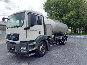 Tank truck for transportation of milk MAN TGS 18.360 INSULATED STAINLESS STEEL TANK 2 COMP 11000L: picture 1