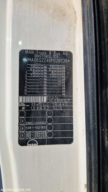 Truck MAN TGS - 2011 - BN-790-LY