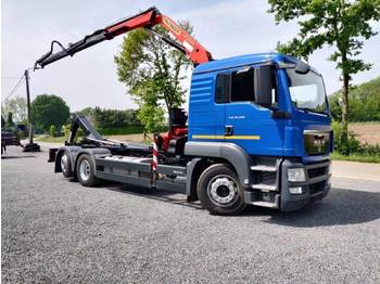 Hook lift truck MAN TGS 26.320 6x2 Euro5 container kraan Palfinger: picture 1