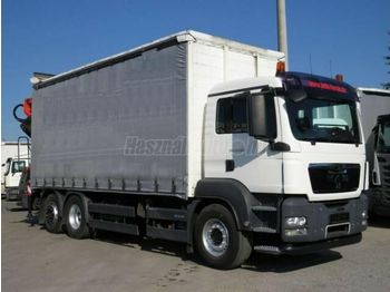Curtainsider truck MAN TGS 26.360: picture 1
