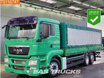 Curtainsider truck MAN TGS 26.360 6X2 Intarder Liftachse Euro 6: picture 1