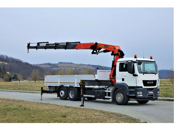 Dropside/ Flatbed truck MAN TGS 26.360 Pritsche 7,00m+ Kran/FUNK*Topzustand!: picture 1