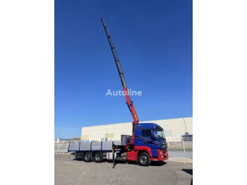 Dropside/ Flatbed truck, Crane truck MAN TGS 26.400: picture 1