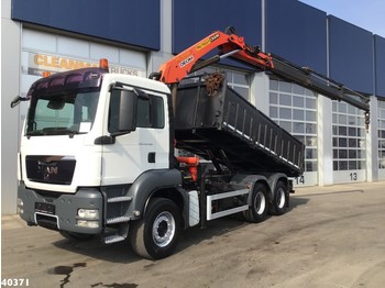 Tipper MAN TGS 26.400 6x4 kipper met Palfinger 15 TM laadkraan: picture 1