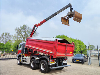 Tipper, Crane truck MAN TGS 26.400 6x6/4 Daycab Euro4 - HMF1643Z2 - Hyva 2-Zijdige Kipper 5.4m. - REBUILT ENGINE - TOP! (V584): picture 5
