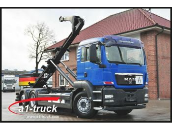 Hook lift truck MAN TGS 26.400 BL Meiller Knickarm, Lift-u Lenkachse: picture 1