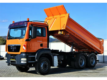 Tipper, Crane truck MAN TGS 26.400 Kipper 4.70m *6x4*: picture 1