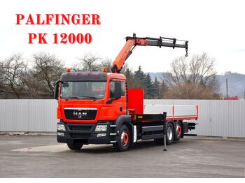 Crane truck MAN TGS 26.400 * PRITSCHE 7,10m + PK 12000/FUNK *TOP: picture 1
