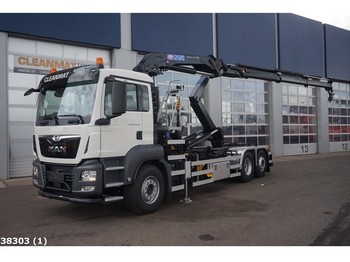Hook lift truck MAN TGS 26.420 HMF 21 ton/meter laadkraan: picture 1
