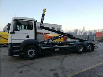 New Hook lift truck MAN TGS 26.430 / 6X2 / Hyva / Lenk Achse Euro6d: picture 1