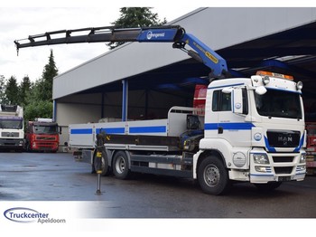 Dropside/ Flatbed truck MAN TGS 26.440, 26 t/m Palfinger, 6x2, Euro 5, Retarder, 216000 km, Truckcenter Apeldoorn: picture 1