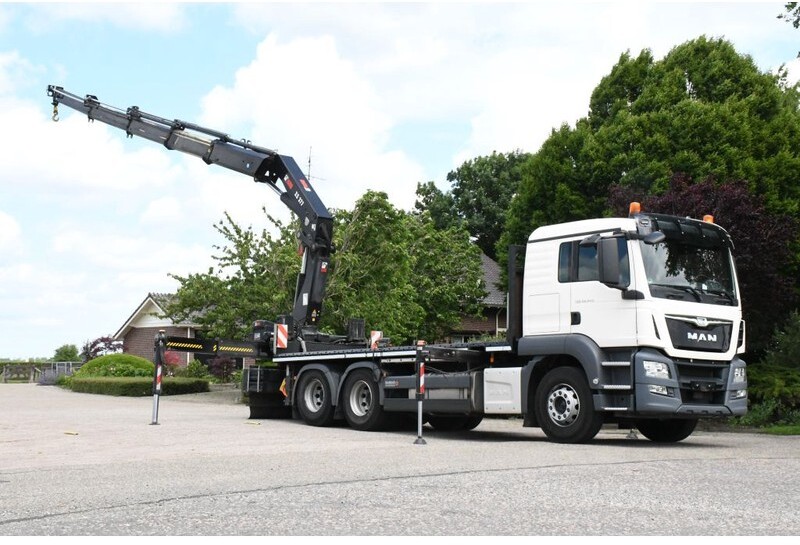 Crane truck MAN TGS 26.440 EURO 6 !!6X4!! KRAAN/CRANE/GRUE 37tm!!: picture 3