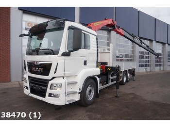 Truck MAN TGS 26.460 Intarder Fabrieksnieuw Palfinger 27 ton/meter laadkraan: picture 1