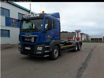 Hook lift truck MAN TGS 26.500 6x2-2 BL Meiller RS 21.70: picture 1