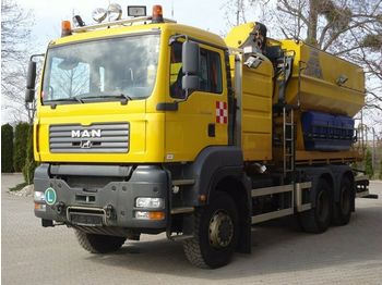 Cab chassis truck, Crane truck MAN TGS 33.360 6x6 Wechselfahrg. *Kran *Salzstreuer: picture 1