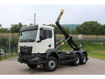 New Hook lift truck, Crane truck MAN TGS 33.430 6x4 Euro6e Abrollkipper Hyva: picture 1