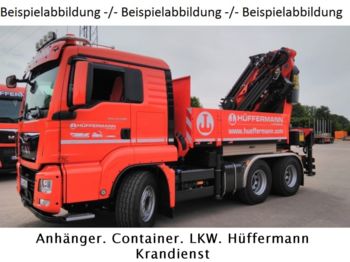 New Dropside/ Flatbed truck MAN TGS 33.500 6x4 Ladekran Palfinger PK42002: picture 1