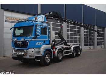 Hook lift truck MAN TGS 35.440 BB 8x4 Copma 36 ton/meter laadkraan (Bouwjaar 2015): picture 1