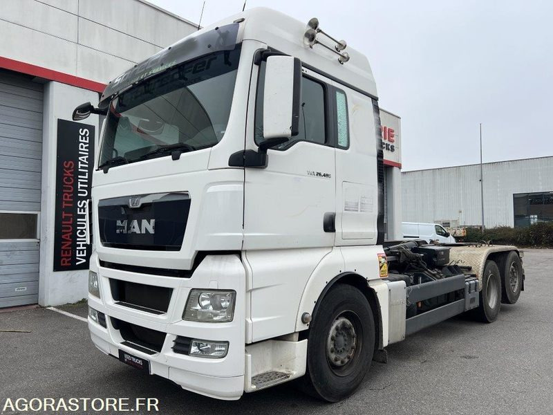 Truck MAN-TGX480-POLYBENNE-6X2-2013-496 930 KM