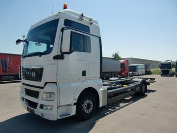 Container transporter/ Swap body truck MAN TGX 18.400 mit Ladebordwand, Automatik,  4x2: picture 1