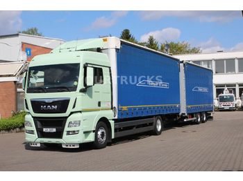 Curtainsider truck MAN TGX 18.440 XLX Euro 6 Volumen-Zug mit Durchlade: picture 1